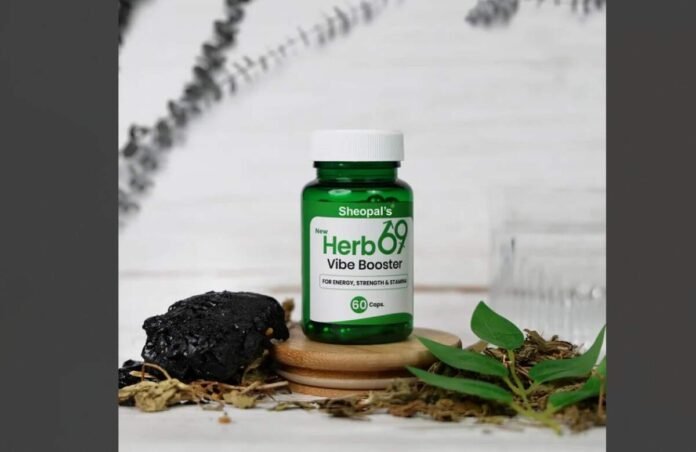 men's health, stamina booster, performance enhancer, herbal supplement, ayurvedic medicine, vitality, Sheopal's, Herb69, Ashwagandha, testosterone booster, sexual health,Herb69 Vibe Booster