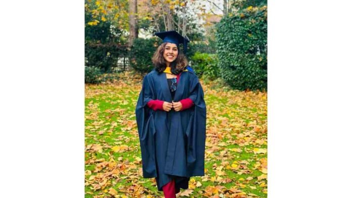 Theertha Rahul, inspiring journey, UK, Kerala, engineer, women in engineering, personal story, triumph over adversity, anti-corruption, Anglia Ruskin University